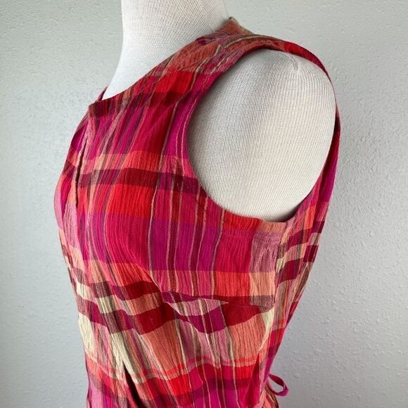 Liz Claiborne Sleeveless Red Dress Size 10 - Picture 4 of 8
